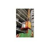 Adjustable Single Cage Mast Section Building Site Lift Hoist Equipment 50m