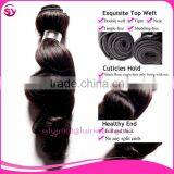 Factory Supply 100% Human Hair Extension 8inch Indian Temple Hair Wholesale Loose Wave 7a Virgin Hair Weaving thumbnail-6