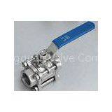 Floating 3 - pc Ball Valves Stainless Steel For High Pressure Welding End