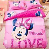 Wholesale Mickey Mouse Bedding Set for Kids Mickey Minnie Bedding Set of 3pcs for Single Beds thumbnail-1