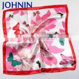 NO MOQ Digital Printing Satin Silk Scarf thumbnail-1