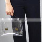 Clear Backpack Convertible Satchel Plastic Detachable Strap Shoulder Bag thumbnail-6