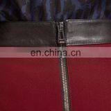 OEM Custom Made In China Fashion Zipper Red Mini Skirt Office Lady Love thumbnail-3