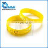 Smile Printed Wristband Silicone thumbnail-1