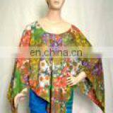 Polyester printed poncho