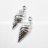 Promotional Antique Silver 25x9mm Food Ice Cream Charm