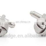 Novelty Luxury Stainless Steel Knot Cufflinks Cufflink China Factory Bulk Stainless Steel Metal Cheap Celtic Knot Shirt Cufflink