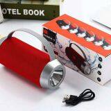 J5 Flashlight Wireless Bluetooth Speaker Outdoor Camping Lamp Portable Plug-in Card Mini-fabric Speaker thumbnail-5