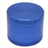 Aluminium Alloy 4-layer Flat Point Pattern Smoke Grinder as Colorful Cigar Crushing Equipment for Tobacco,smoke,cigarette thumbnail-5