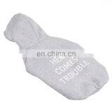 Wholesale Custom Cotton Blank Pet Dog Cotton Hoodie Hoody Clothes thumbnail-1