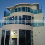 Design Glass Mount System Square Pipe Stainless Steel Railing Balcony Hand Rail Glass Hardware thumbnail-7