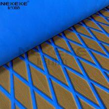 NEKEKE 70*190*0.6 cm Light Brown+Dark Blue+Diamond on Surface Boat Yacht Marine EVA Deck Foam Sheet Composite Outdoor Decking thumbnail-1