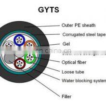 SM 9/125 G.657A2 144Core GYTS Outdoor Cable Corrugated Steel Tape Cable Steel-wire Strength Member Cable thumbnail-3