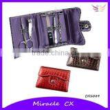 Button closure manicure set for girls promotional