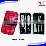 Fashion Pink and Black 6pcs Manicure Gift Set