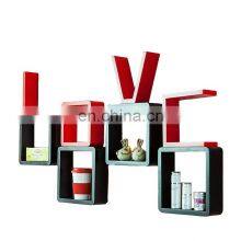 Cheap Wooden Natural Unfinished Wall Mounted Display Shelf Wholesale