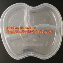 Premium Meal Prep Containers 3 Compartment BPA-FREE Food Storage Microwavable Dishwasher Safe Plastic Lunch Bento Box thumbnail-2