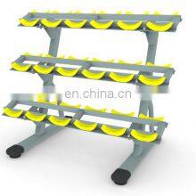 Commercial Gym Fitness Rack DS026 3 Layer Dumbbell Rack Wholesaler Price