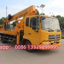 HOT SALE! Good Price Dongfeng 28m Telescopic Aerial Working Platform Vehicle for Sale thumbnail-3