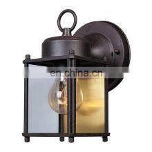 High quality Aluminum exterior modern square classic decoration vintage IP65 up and down waterproof outdoor garden wall lamp