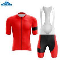 Cycling Team Sling Short-sleeved Men And Women Cycling Sublimation Jersey Suit Summer Road Cycling Wear thumbnail-3