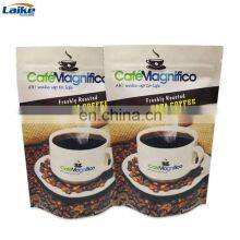 Factory Custom Laminated Durable Coffee Zipper Bag Design Resealable Coffee Packaging Bag With Valve thumbnail-2