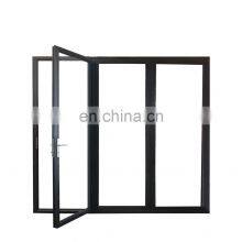 Soundproof Tempered Glass Low-E High Quality Cheap Price Aluminum Bifold Window Aluminum Folding Door thumbnail-5