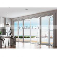 Aluminum Door Revolving Door Aluminum Grille Sound Insulation Glass Sliding Folding Doors for Sale thumbnail-3