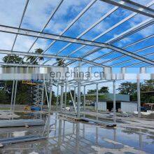 50x80ft Oem/odm 100-150kmh Wind Load Shed Window Steel Structure Building Shanghai Hangar For Sale thumbnail-2