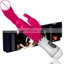 USB Charging Vibrator G-spot Clitoral Stimulator Dildo Women Female Rabbit Vibrator thumbnail-2