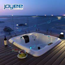 JOYEE 7 persons acrylic whirlpool massage Outdoor bathtub With Jacuzzier Function