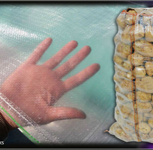 Leno Mesh Bag Fruit Vegetable Green Color Potatoes Net Bags Leno Knitted thumbnail-4