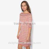 2016 Spring Hot Sale Fashion Cotton Dress Design With High Quality Ladies Western Dress Design D276 thumbnail-1
