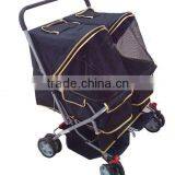 BLACK TWIN PET STROLLER