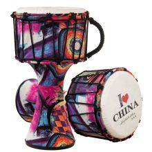 Hand Drum Factory Wholesale 8.5inch ABS Material Portable Djembe Drum Hand Percussion thumbnail-1