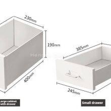HN-OCM6 Mobile Steel Organizer Cabinet With Labels & Handles, 6-Tier, Metal Storage Drawer for Medical Clinic & Pharmacy, Secure Design thumbnail-3