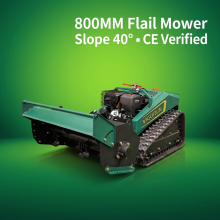 Rubber Track Crawler Multitasker 9Kw Gasoline Engine Remote Control With Hammer Flail for Agriculture Use thumbnail-1