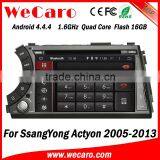 Wecaro WC-SY7020 7" Android 4.4.4 WIFI 3G Car Dvd Player for Ssangyong Actyon Car Multimedia Player 2005 - 2013 thumbnail-4