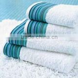 velvet solid printed bath towel stock