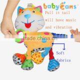 Babyfans Baby Cute Bear Shaped Plush Music Voice Flexible Puppet Educational Hanging Toys China Factory Wholesale thumbnail-6