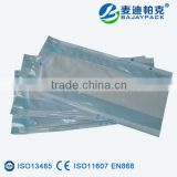 Factory price Sterilization gusseted paper-film pouch with steam and EO indicator