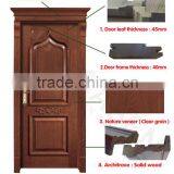 2016 Finished Interior Sandwich Panel Wooden Main Door Design thumbnail-3