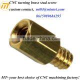 Customized CNC Turning Metal Brass Steel Stud