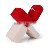 Bulk Velvet Engagement Ring Box thumbnail-5
