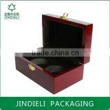 Dark Red Wooden Lacquered Jewellery Storage Box