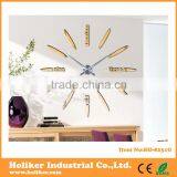 2016 New Design Home Decorative Large Acrylic Mirror 3D Diy Wall Clock Supplier's Choice thumbnail-3