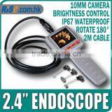 2.4" LCD Video Snake Pipe Inspection Camera Borescope Endoscope thumbnail-1