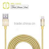 Walnut Gold Plated Mfi Usb Cable With Alu Housing thumbnail-3