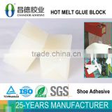 hot melt glue block for shoes industries