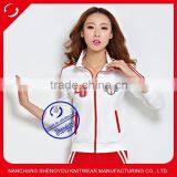 Custom High Quality Women's Printed Zipper-up Sweatshirt thumbnail-1